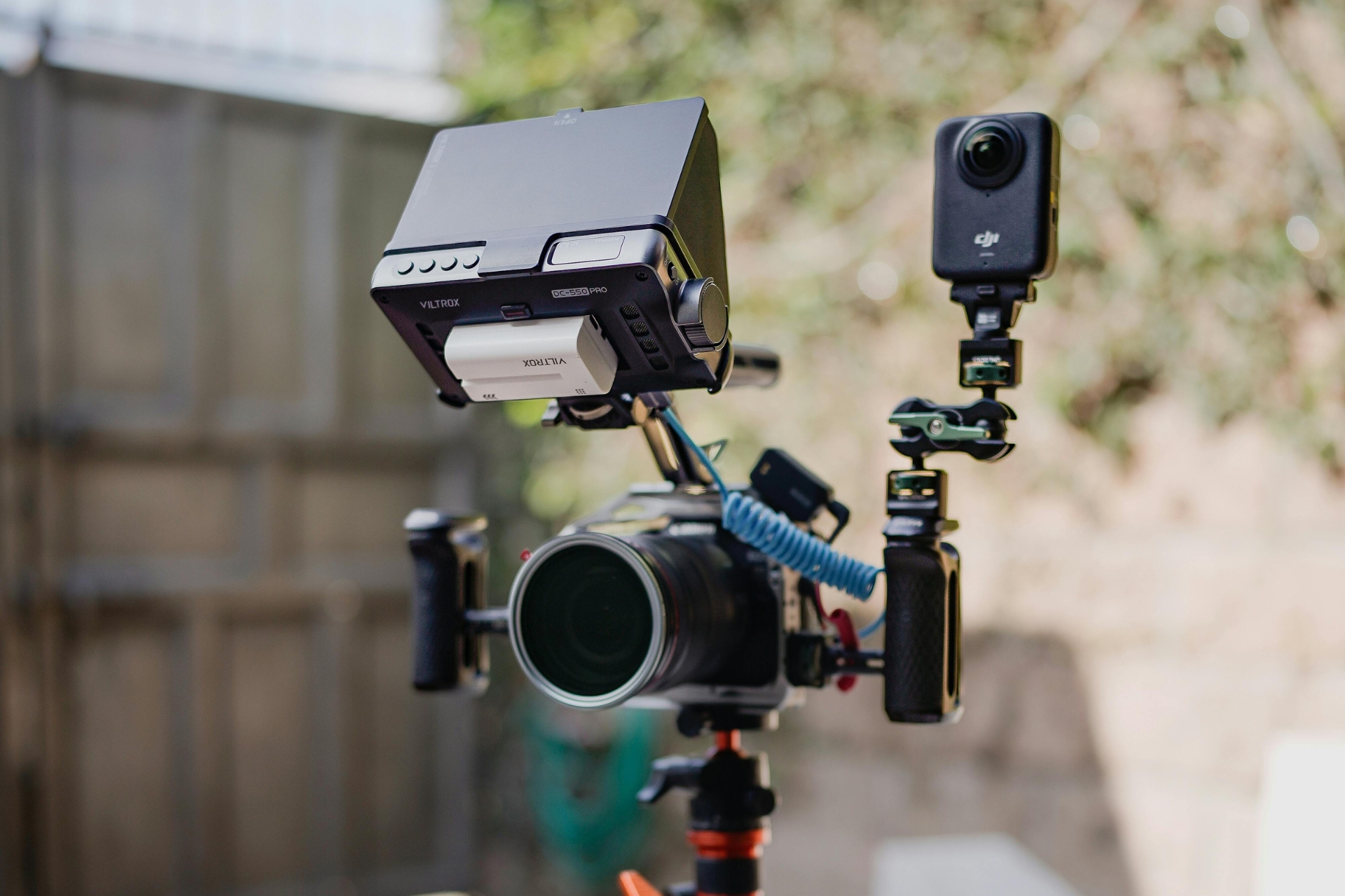 video production equipment and camera setup for advertising and content creation agency work