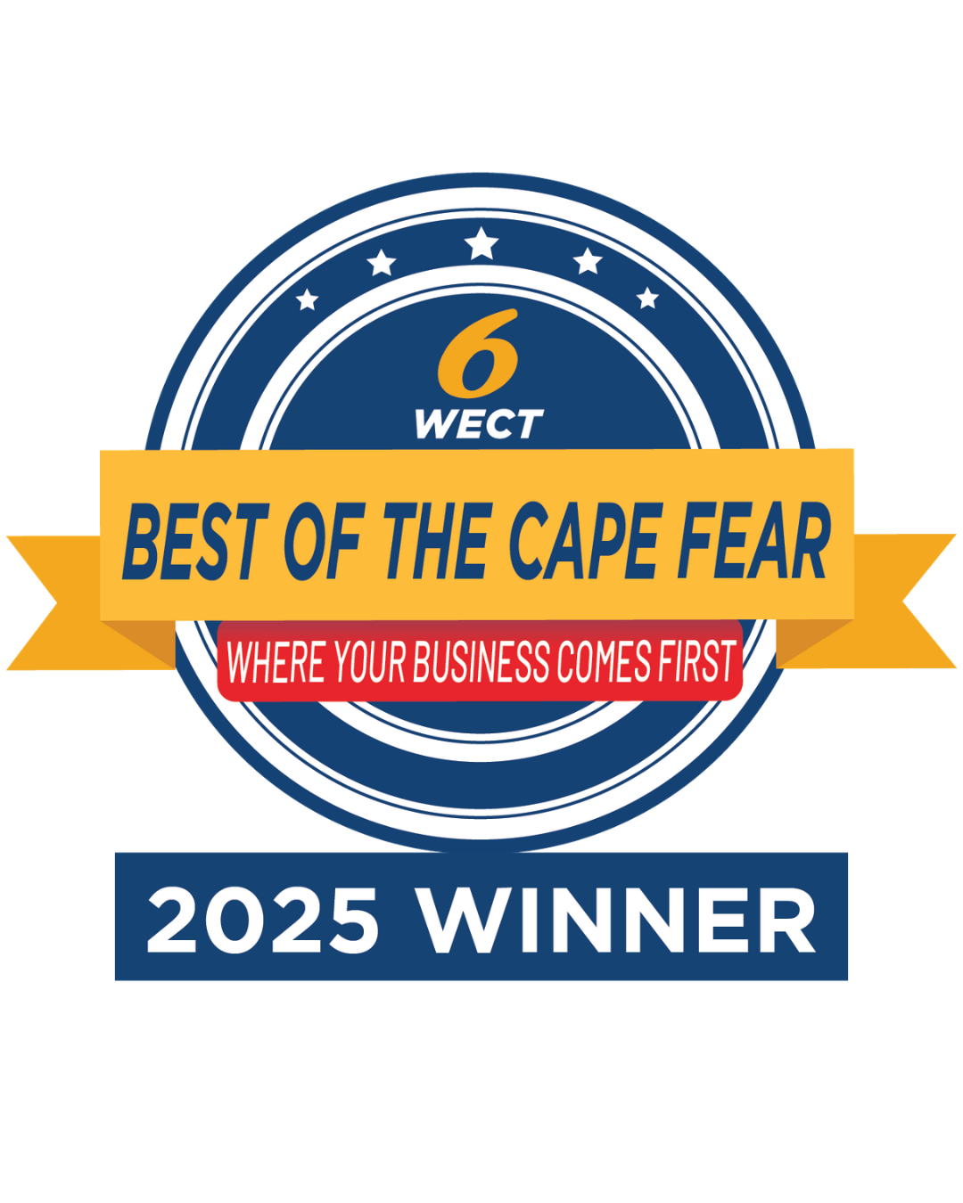 Best of Cape Fear Winner Badge 2025