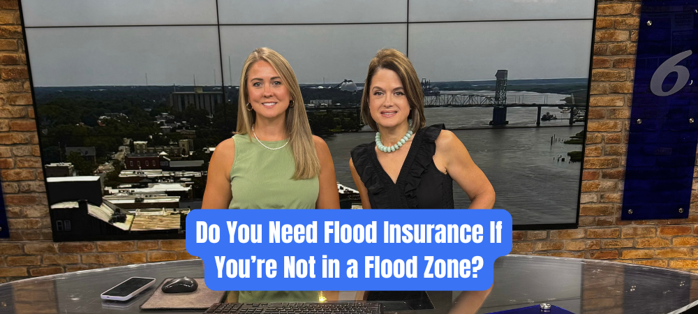 Danielle and Brittany of FinPoint Insurance discussing flood insurance on WECT Cape Fear Business Break